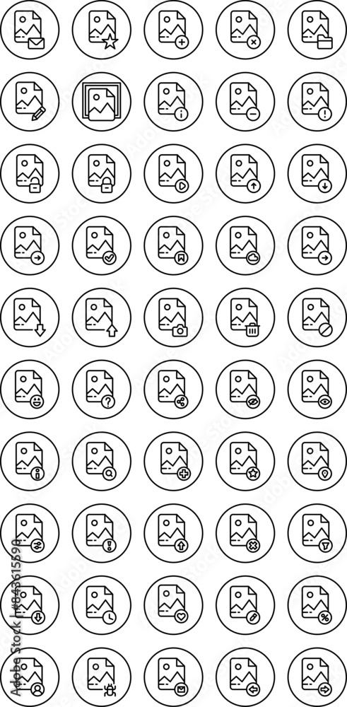 Picture icon vector. Photo album icon set. Picture icon vector. Photo album icon set.