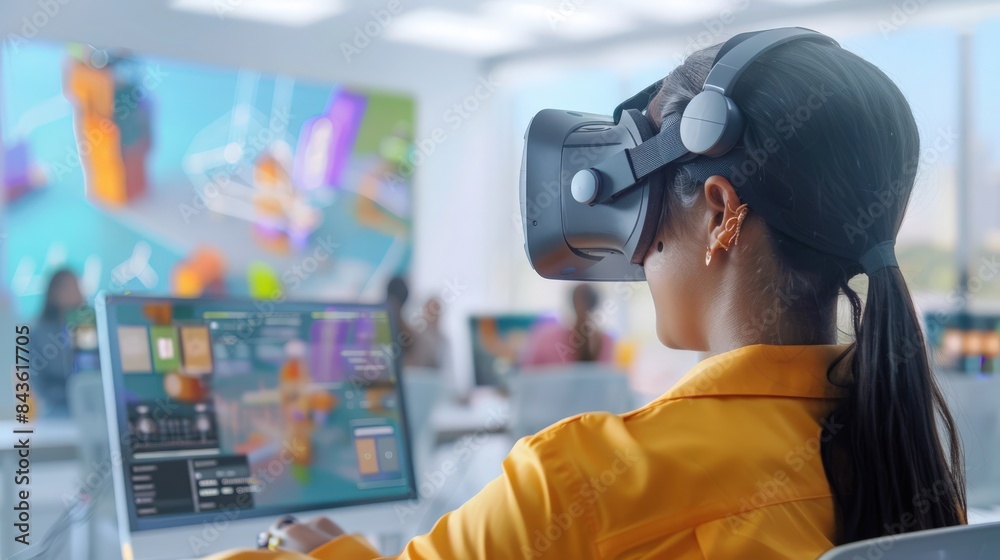 Next-Generation Learning Environments, an educational technology playground  digital classrooms redefine the future of education as virtual reality (VR) simulations, augmented reality (AR) experiences