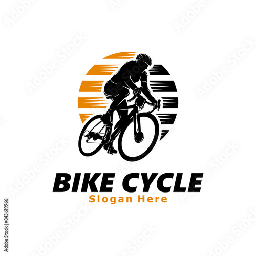 Bike Cycle Logo Template Design Illustration
