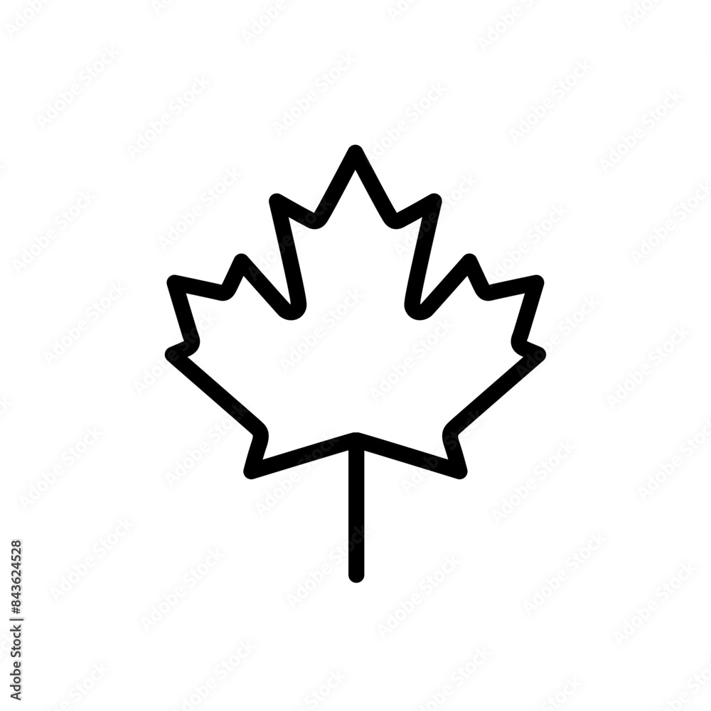 Maple Leaf Icon, Great for Nature and Seasonal Designs Maple Leaf Icon, Great for Nature and Seasonal Designs