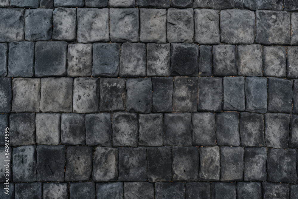 Processed collage of old european cobble stone pavement texture. Background for banner Processed collage of old european cobble stone pavement texture. Background for banner