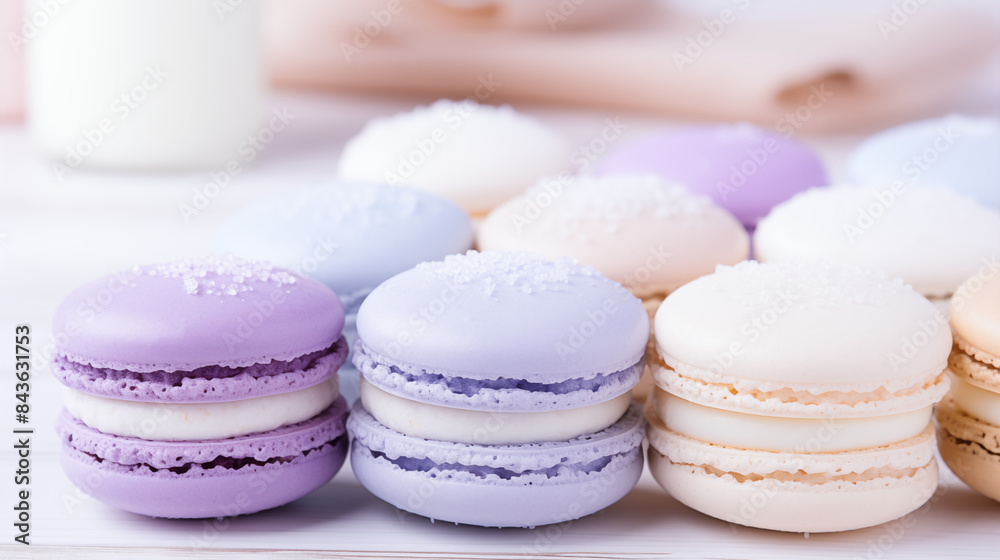 Obraz premium Colorful Assorted Macarons