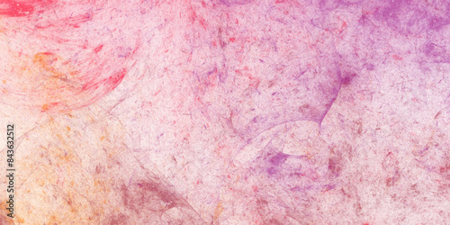 Pastel pink abstract painted watercolor aquarelle paper texture. Colorful Bright romantic aquarelle painted pink watercolor canvas design. Light pink pastel marble texture seamless beige colour polish