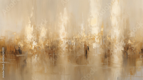 Abstract Orange and Gold Marbled Texture