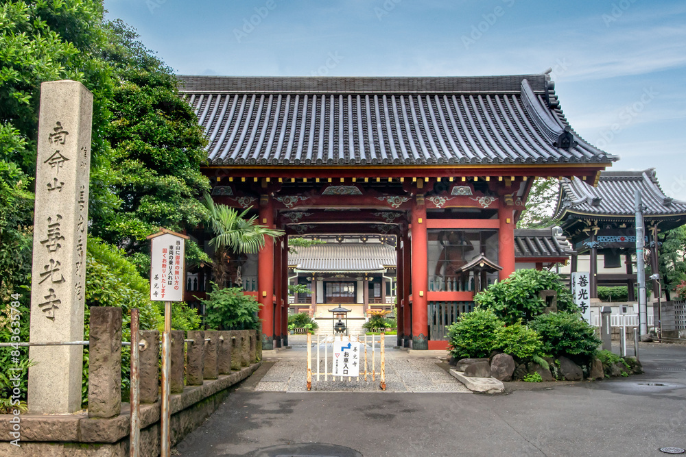 東京都港区北青山の南命山善光寺 東京都港区北青山の南命山善光寺