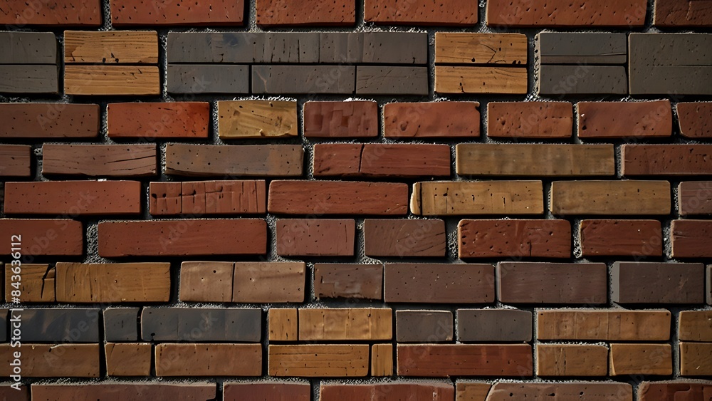 Fototapeta premium Textures that mimic materials like brick, wood, or stone.