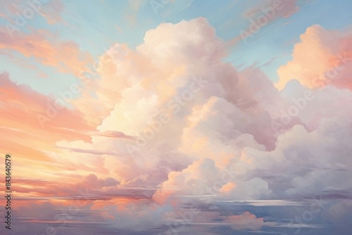 PNG Cloud with sunset backgrounds outdoors horizon.