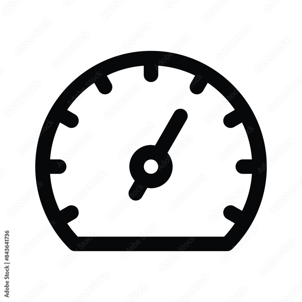 Grab this carefully crafted speedometer icon in modern style, speed indicator sign