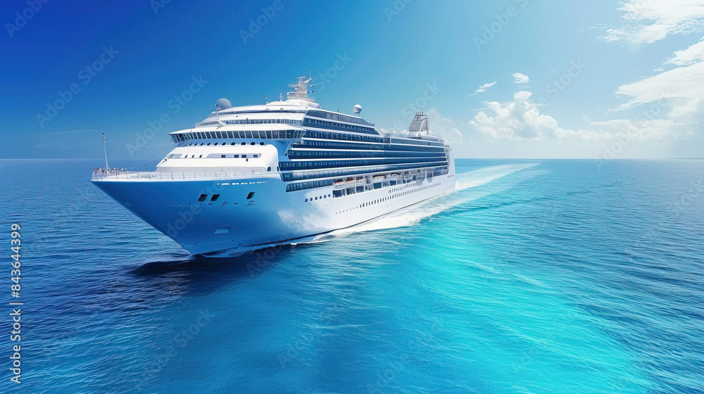 cruise ship in the ocean cruise ship in the ocean