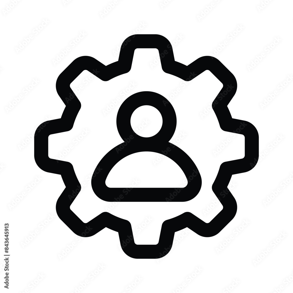 User management icon design, isolated on white background User management icon design, isolated on white background