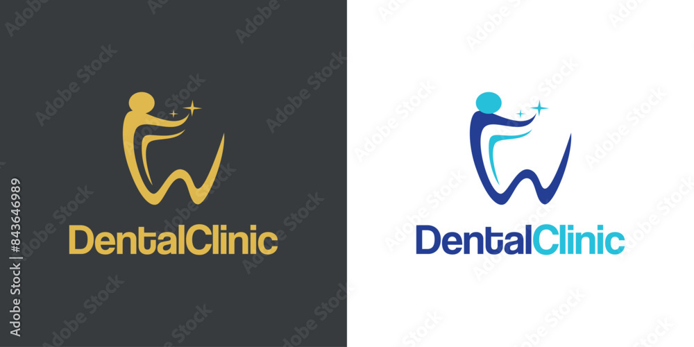 Dental creative idea logo wordmark. Dental Health, dental care and dental clinic. Logo for health, dentist and clinic. Dental creative idea logo wordmark. Dental Health, dental care and dental clinic. Logo for health, dentist and clinic.