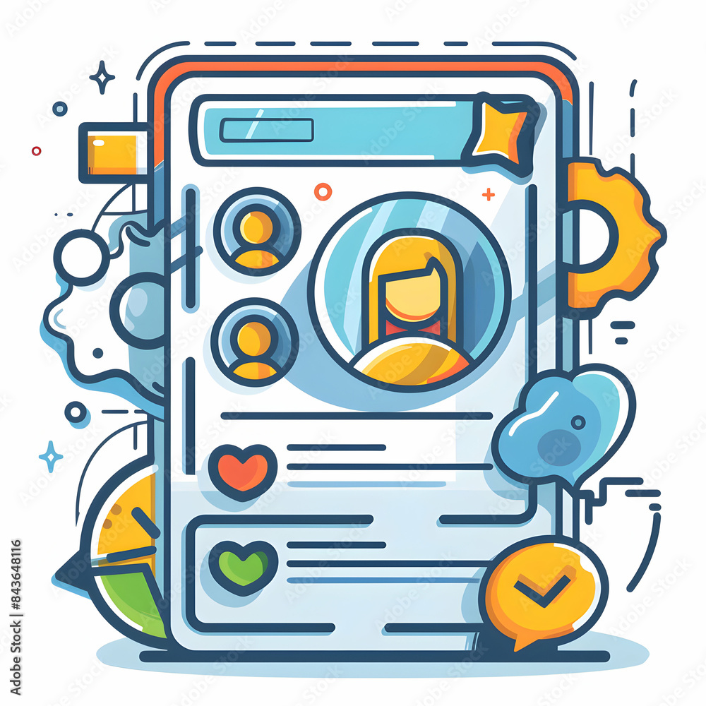 A customizable customer application icon with blank space for custom branding elements, ideal for corporate and business designs 3D Flat Icon. A customizable customer application icon with blank space for custom branding elements, ideal for corporate and business designs 3D Flat Icon.