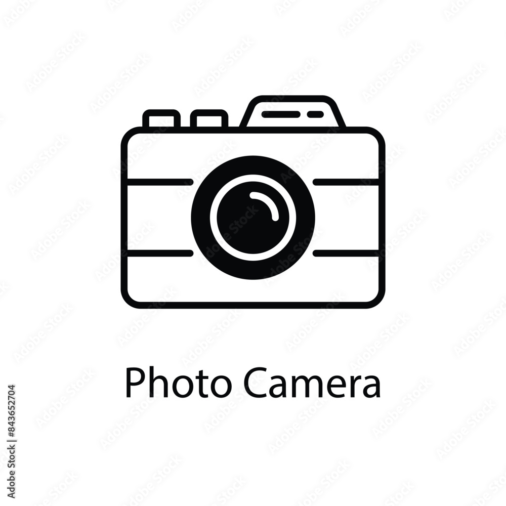 Photo Camera vector icon Photo Camera vector icon