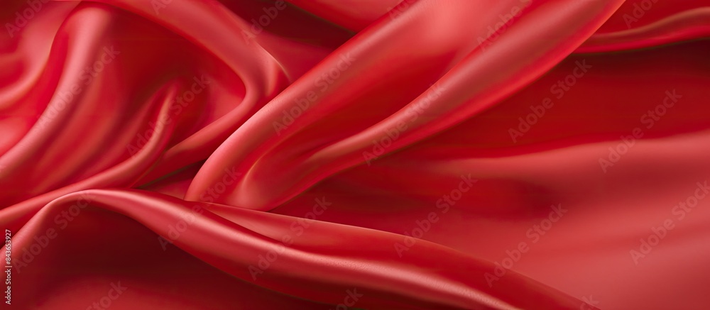 The background is a red satin or silk fabric providing a copy space image The background is a red satin or silk fabric providing a copy space image