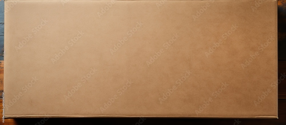 cardboard box inside top view. copy space available cardboard box inside top view. copy space available