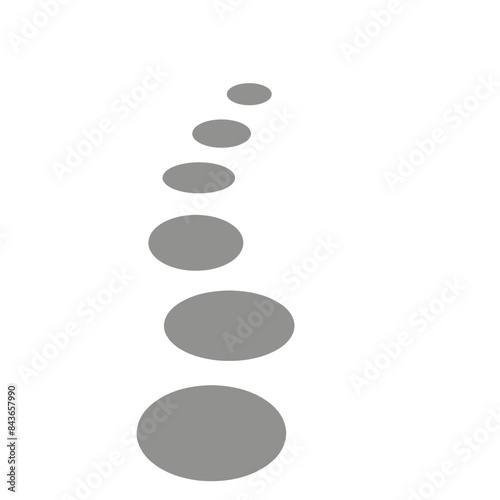 Stone path vector 