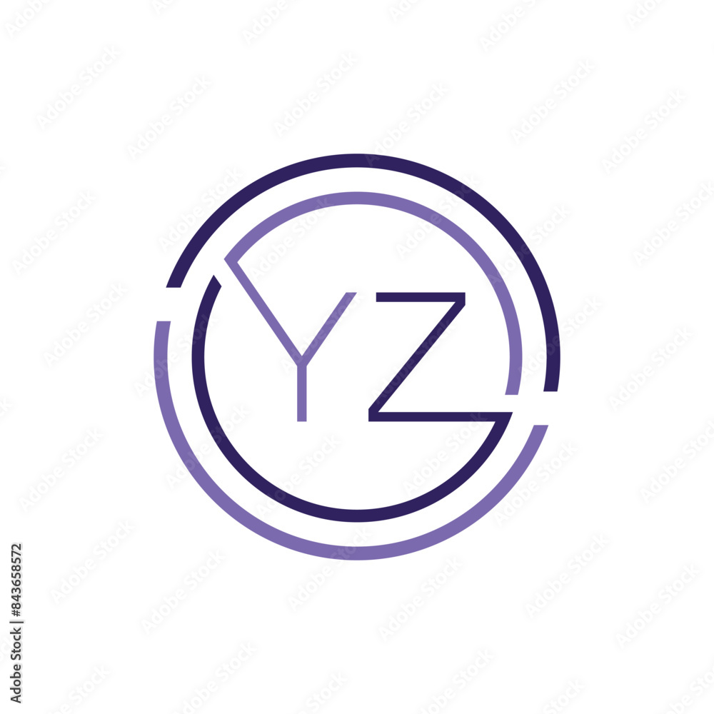 Luxury letter YZ logo design.Royal premium letter YZ logo design vector template Luxury letter YZ logo design.Royal premium letter YZ logo design vector template
