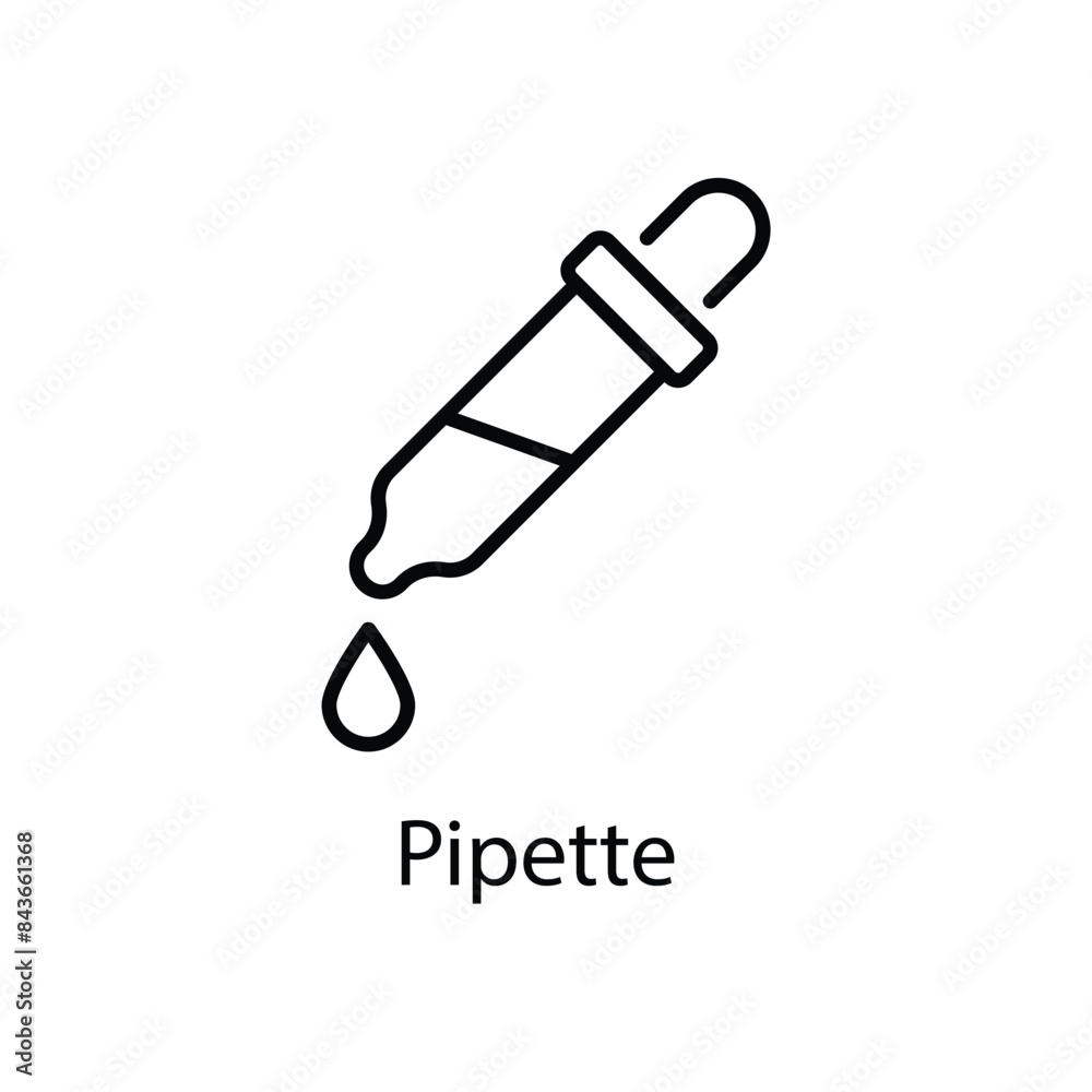 Pipette vector icon