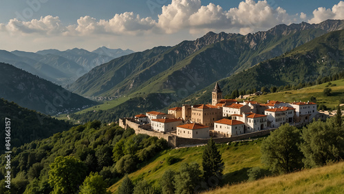 Wallpaper Mural swiss mountains landscape Torontodigital.ca