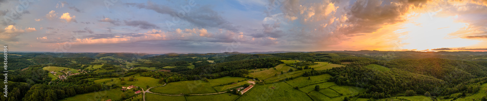 Fototapeta premium Naturpark Morvan in Frankreich