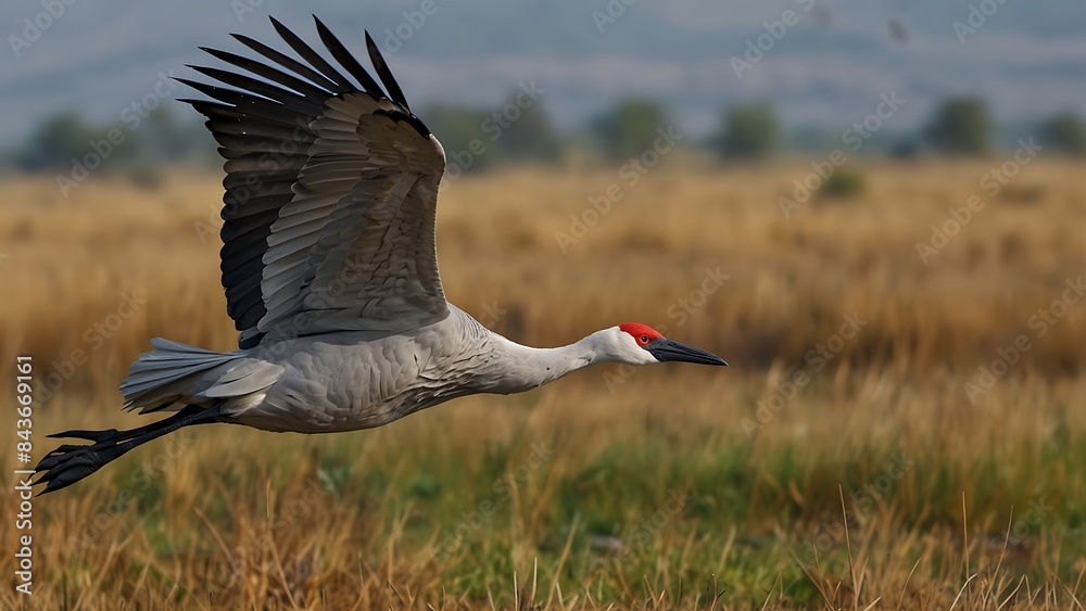 Fototapeta premium Greater Sandhill Crane