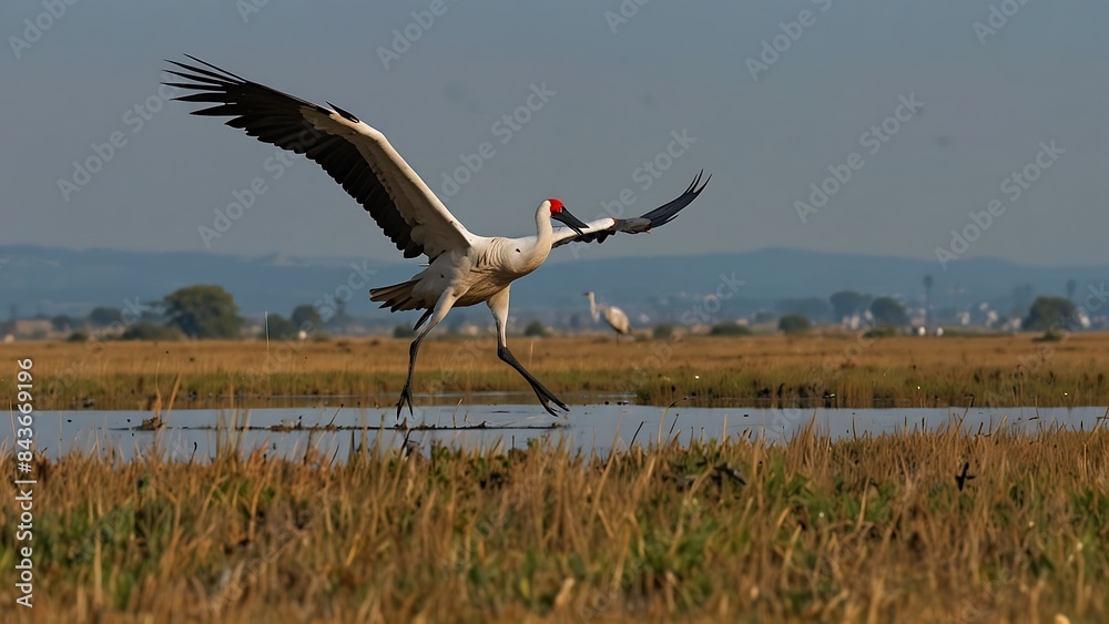 Fototapeta premium Greater Sandhill Crane
