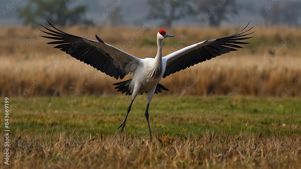 Fototapeta premium Greater Sandhill Crane