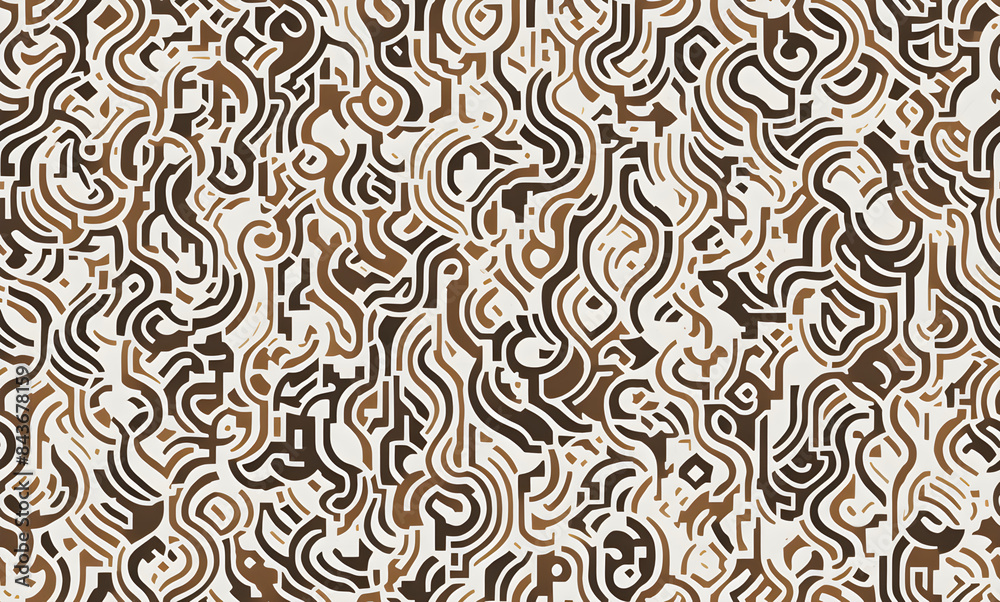 Abstract seamless pattern. AI generated. Abstract seamless pattern. AI generated.