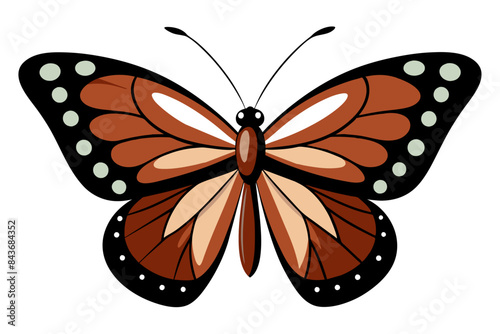 cute butterfly vector artwork illustration,