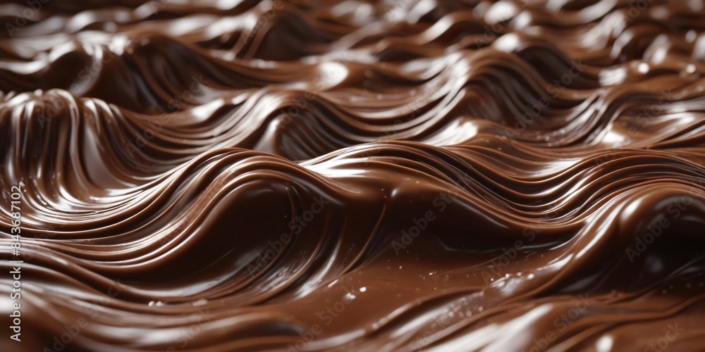 Chocolate Wave Pattern with Ripples Chocolate Wave Pattern with Ripples