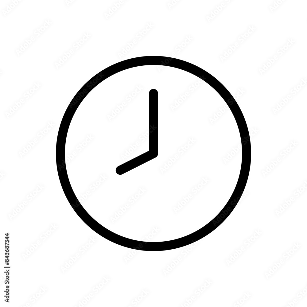 Clock Icon for Time Management, Scheduling, and Alarm Clock Designs Clock Icon for Time Management, Scheduling, and Alarm Clock Designs
