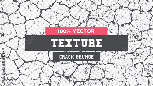 Grunge Crack Texture. Dirty Background. Adding Vintage Style and Wear to Illustrations and Objects