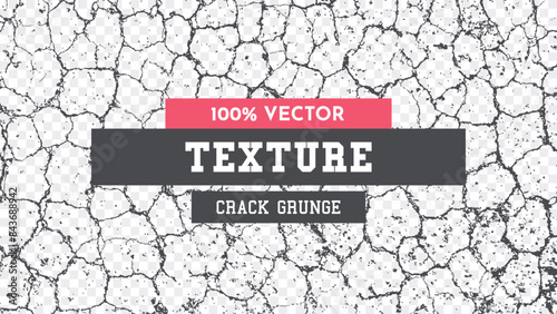 Grunge Crack Texture. Dirty Background. Adding Vintage Style and Wear to Illustrations and Objects