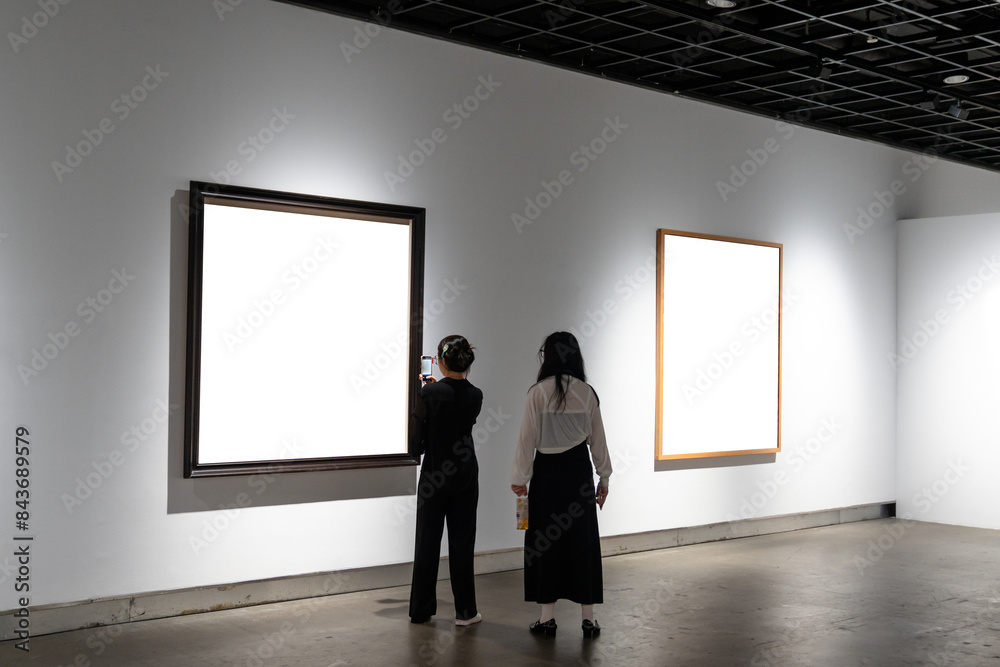 blank frame in gallery blank frame in gallery