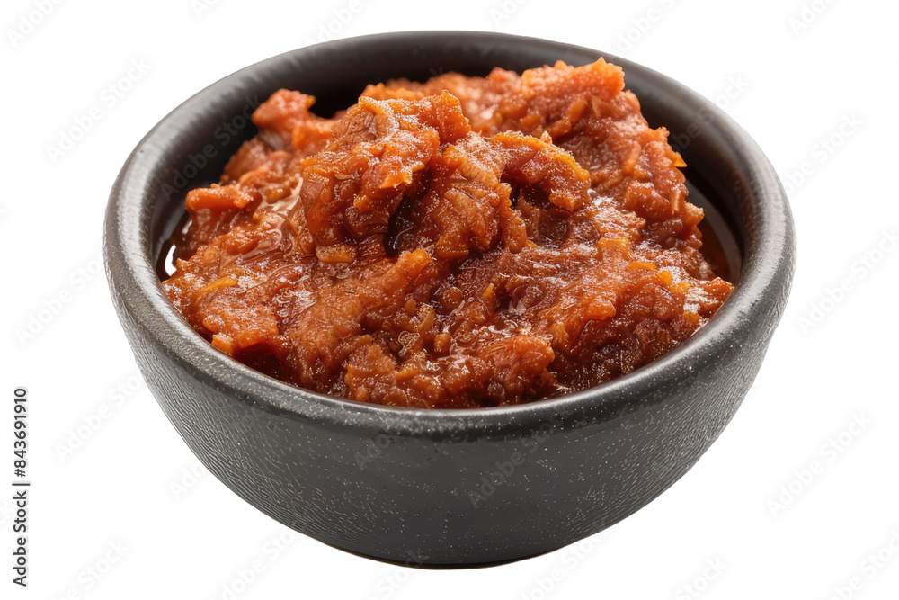 Traditional meat paste isolated on transparent background Traditional meat paste isolated on transparent background