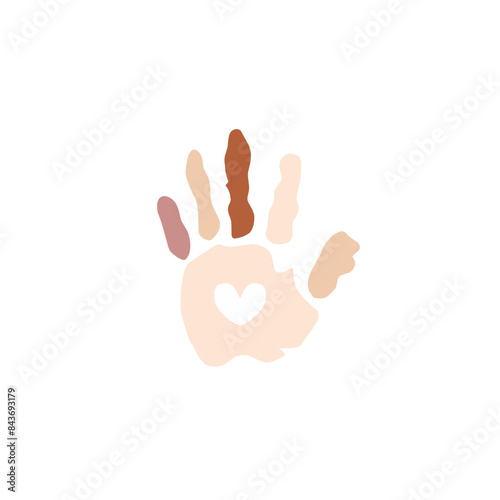 racist stop hand