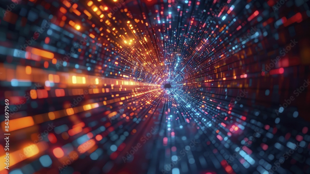 Stepping into the pulse of digital life, where vibrant colors and patterns symbolize the ever-evolving nature of technology Stepping into the pulse of digital life, where vibrant colors and patterns symbolize the ever-evolving nature of technology