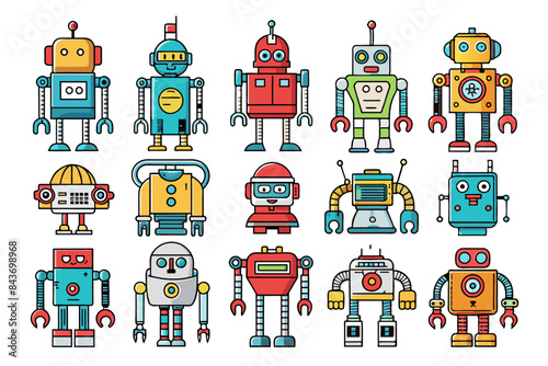 robots icons