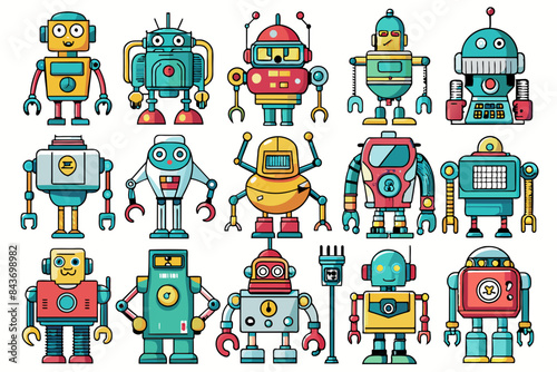 robots icons