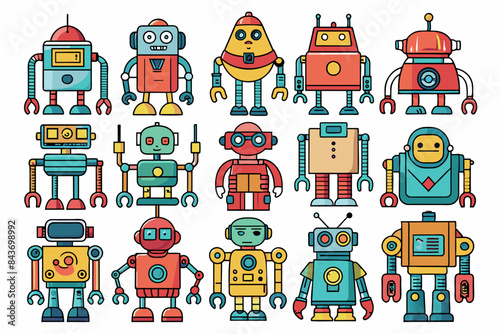 robots icons