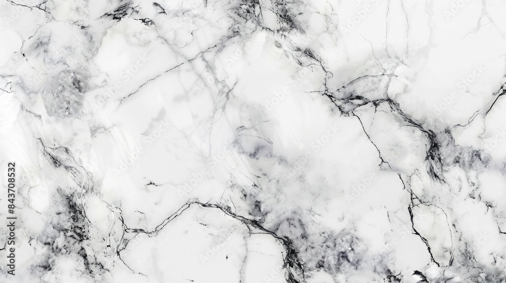 Elegant white marble background with soft gray veins and a polished finish Elegant white marble background with soft gray veins and a polished finish