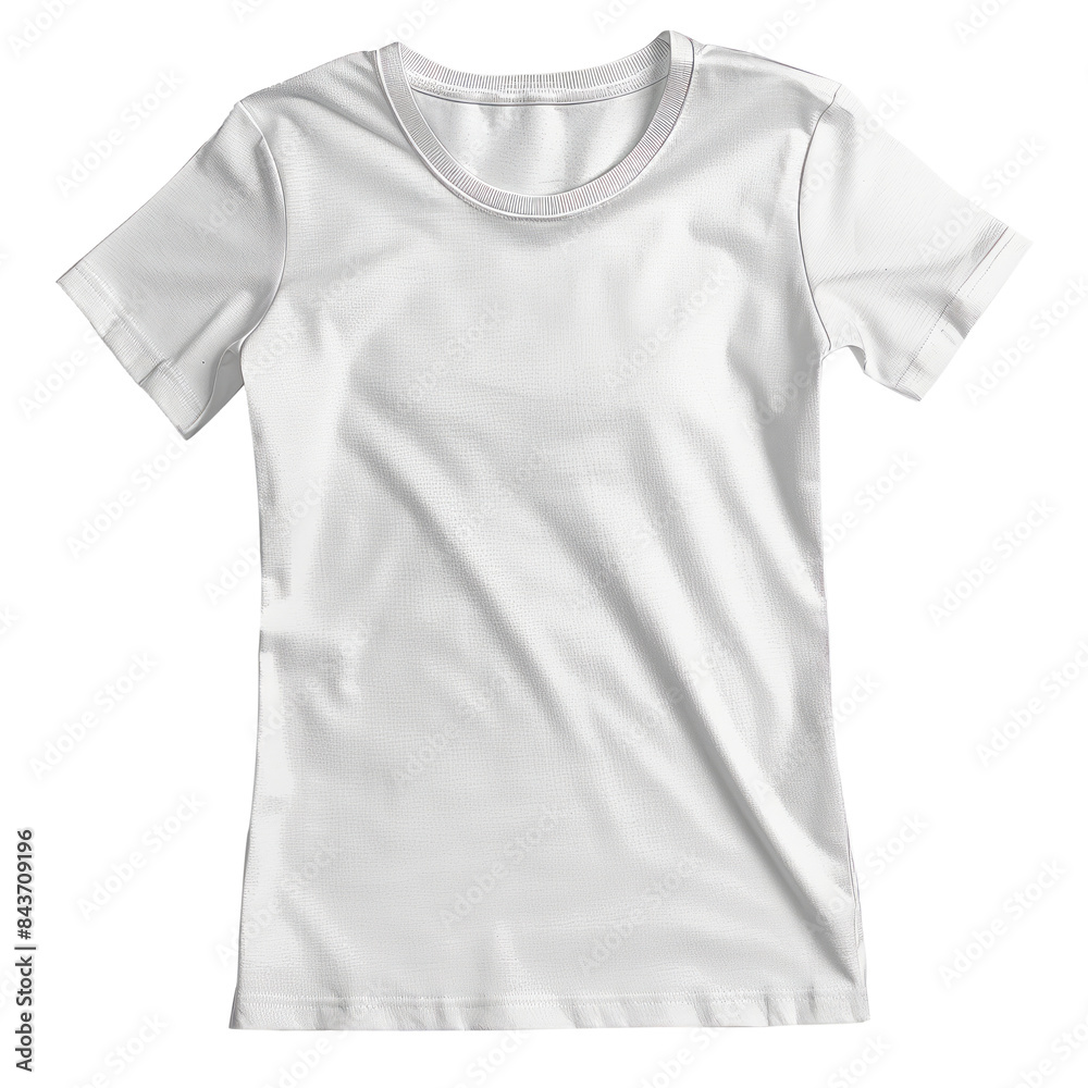 Female cloth - t-shirt on white background Female cloth - t-shirt on white background