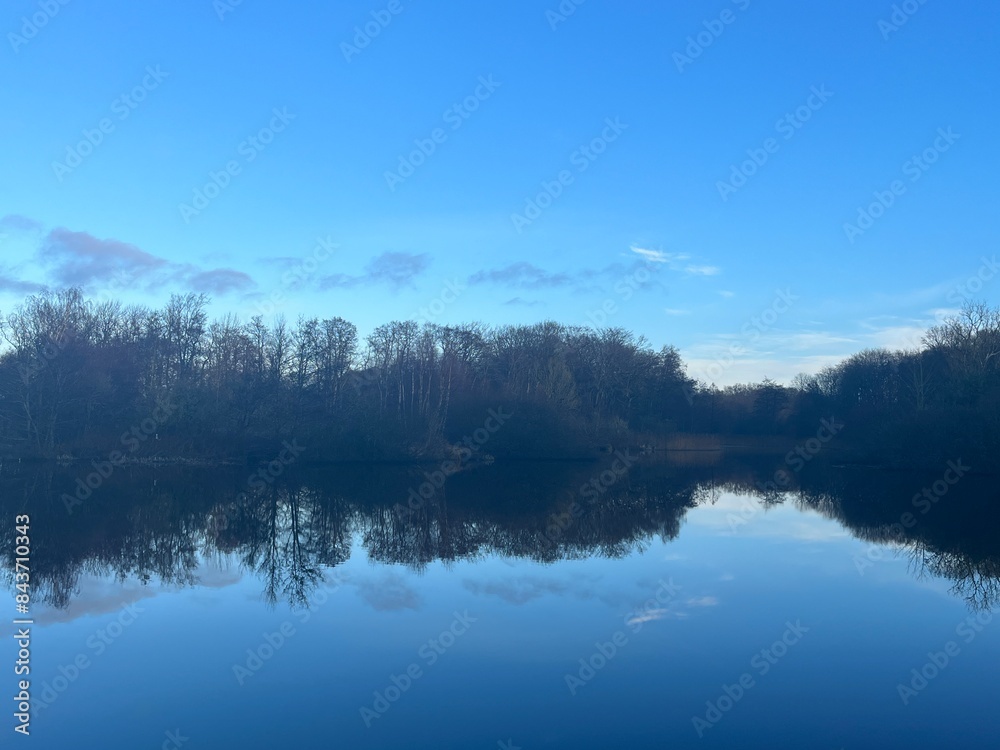 Fototapeta premium lake in the morning