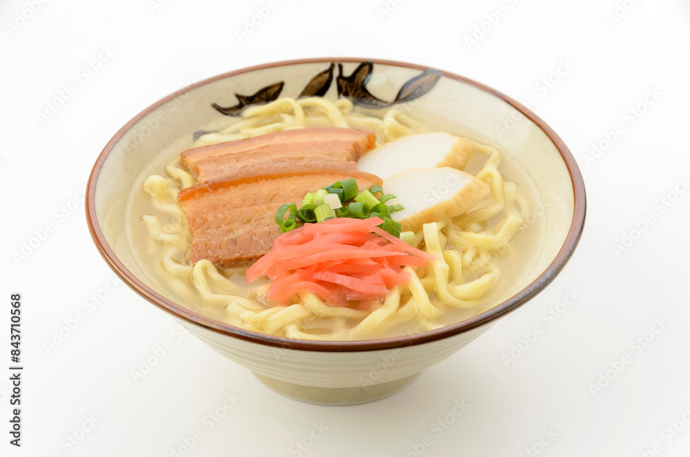 三枚肉そば(沖縄そば)