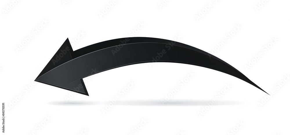 Arrow black curved down high resolution and clean img Arrow black curved down high resolution and clean img
