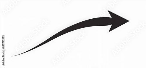  Arrow black curved up minimalistic and high resolution design