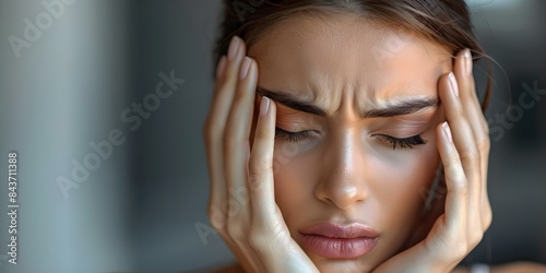 Ways to alleviate headaches through treatments and lifestyle changes for better health. Concept Headache Relief, Natural Remedies, Healthy Habits, Stress Management, Preventive Measures