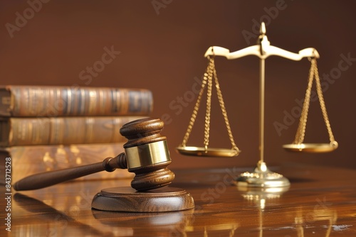 gavel and scale of justice