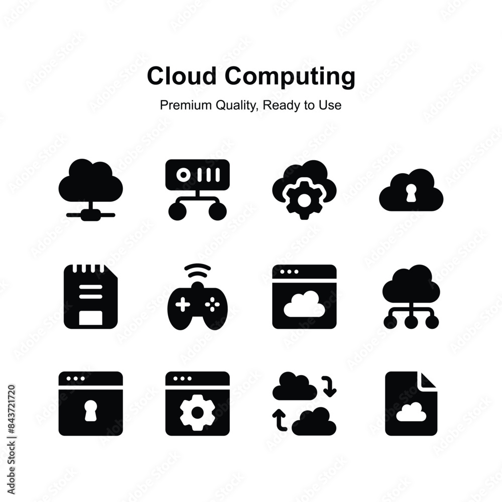 Get this amazing icon of cloud computing, premium quality vector Get this amazing icon of cloud computing, premium quality vector