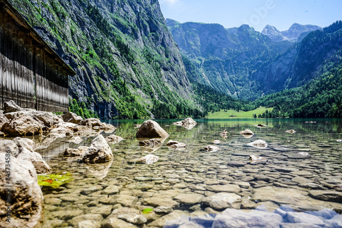 landscape in the alps